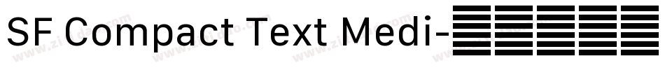 SF Compact Text Medi字体转换